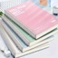 GREAT 60 Tờ / Sách Sổ Tay Xoắn Ốc, Trang Đục Lỗ Màu Notepad, Dày A5 Đường Ngang Trang Bên Trong Tài Khoản Tay Sách Trường Văn Phòng