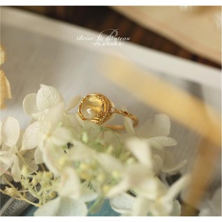 Nhẫn Hoa Văn Hình Trứng Tự Nhiên Citrine Nhẫn May Mắn Giàu Có Có Thể Điều Chỉnh Nhẫn Nữ Giản Và Nhẹ Sang Trọng Phù Đồ Cho Nữ
