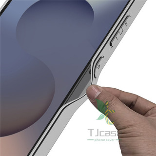 Vỏ da mềm mỏng cho Samsung Galaxy S25 S24 S23 Vỏ họa tiết hươu siêu mạ