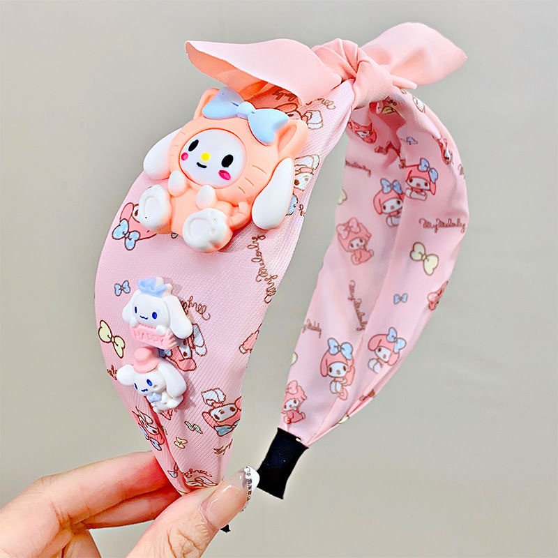 YT2 Hoạt Hình Trẻ Em Phụ Kiện Tóc Hàn Quốc Dễ Thương Sanrio Băng Đô Hợp Thời Trang Bán Chạy Băng Đô TY2