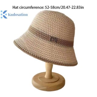 Kudosation 1 Mới Ngoài Trời Chống Tia UV Mũ Chống Nắng Mùa Hè Nữ Xô Có Thể Gập Lại Lưu Vực Rỗng Khâu Panama Nón Ngư Dân