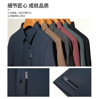 Áo polo nam cao cấp bằng lụa băng không đường may, cảm giác cao cấp, áo thun tay ngắn thoáng khí, phong cách xuân hè