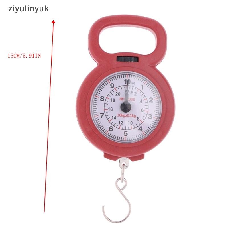 Ziyulinyuk Móc lò xo Con trỏ Câu cá 10kg, Cân kỹ thuật số thực phẩm, Cân hành lý