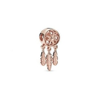 Có hàng Mặt dây chuyền trái tim Dreamcatcher Bạc 925 charm DIY