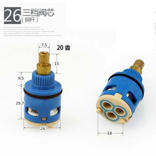 Ba Bốn Tốc Độ Chia Nước Lõi Van Tay Cầm Vòi Hoa Sen Tưới Nước Nóng Lạnh Vòi Trộn Công Tắc Phụ Kiện Nhà Vệ Sinh 3.10