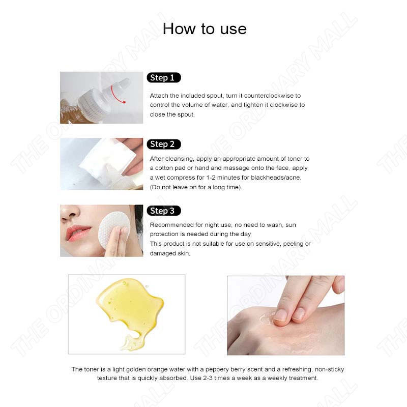 Toner 𝕋𝕙𝕖 𝕆𝕣𝕕𝕚𝕟𝕒𝕣𝕪 Glycolic Acid 7% – Tẩy Da Chết & Sáng Da Fullsize Chính Hãng