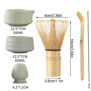 Bộ Chổi Chasen Đánh Matcha Tre, Phới Pha Matcha, Chổi Chasen Đánh Matcha Cao Cấp, Cây Khuấy Trà Xanh