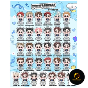 Mô hình standee 5CM chibi ATSH Anh trai say hi nlp shop