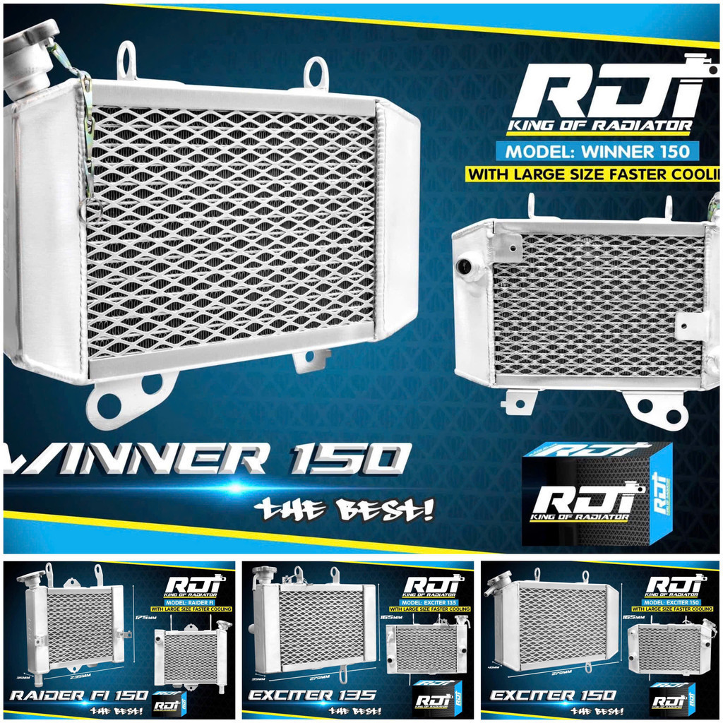 KÉT NƯỚC RDT THẲNG ĐỘ LỚN WINNER SONIC150 / EXCITER / RAIDER SATRIA FI ...