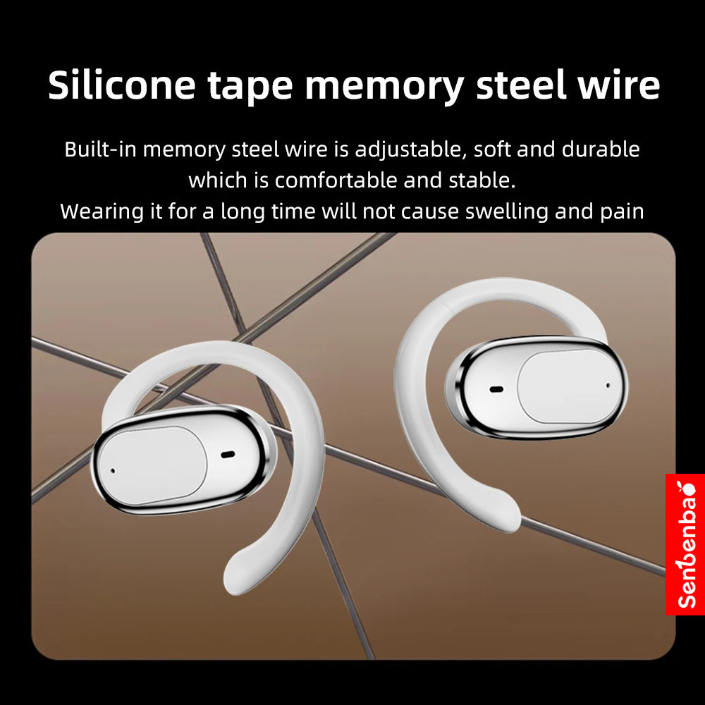Tai nghe không dây Senbenbao S80 Tai nghe không dây Ture Tai nghe nhét tai thể thao HiFI Stereo Chống nước có Mic Tai nghe TWS cho điện thoại thông minh Tai nghe