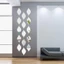 COCODECOVED 12 Cái / bộ Nhãn Dán Tường Gương, Ống Kính 3D Hình Giọt Nước Acrylic, Decal Chống Thấm Nước Sáng Tạo Tự Dính Miếng Dán Lối Vào Nền Tivi