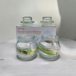 Combo 2 hũ thuỷ tinh đựng gia vị 200ml - Trường An VN
