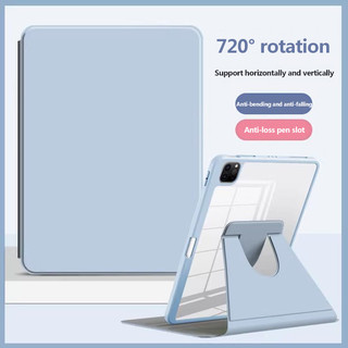 360 ° Xoay Trong Suốt Acrylic Dành Cho Honor Pad X9a 2025 ELN2-W09 11.5inch X9 Pro V9 X9 11 11.5 MatePad SE 11 2024 Bao Da Bảo Vệ Có Khe Cắm Bút