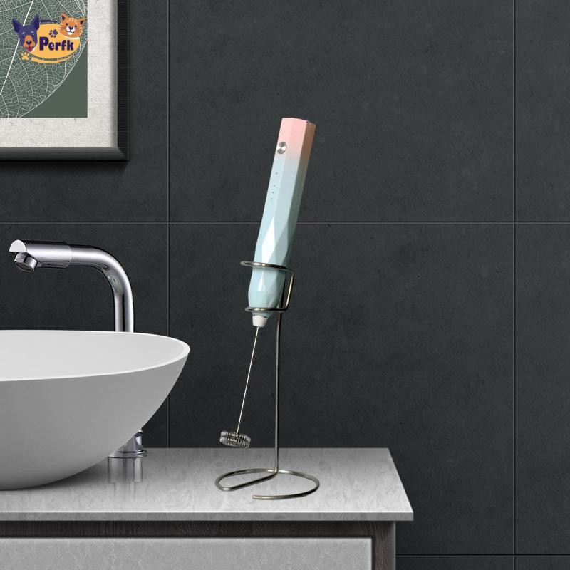 Giá đỡ tạo bọt sữa bằng kim loại Giá đỡ tạo bọt di động có tay cầm