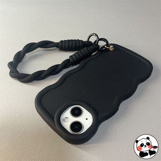 Vỏ dây đeo sóng 3D cho iPhone 12 Pro Max 11 Pro Max XS Max X XR 8 7 6 6s Plus SE3 SE2 2022 2020 Vỏ sang trọng đơn giản Vỏ điện thoại mờ mềm chống sốc phong cách Ins dễ thương có dây đeo cổ tay