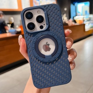Đế tản nhiệt rỗng Vỏ điện thoại từ tính cho iPhone 16 15 14 13 12 11 Pro Max Plus Vỏ bảo vệ mềm địa chấn