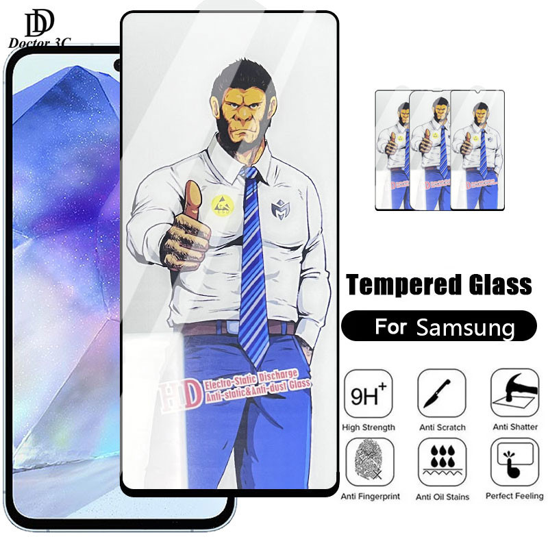 Blueo Ar Khỉ đột Kính cường lực chính hãng full viền cao cấp trong cho Samsung ss Galaxy A57 A37 A17 A07 A56 A36 A26 A16 A06 A55 A35 A25 A15 A05 A05s A54 A34 A24 A14 A04 A04s A04E A73 A53 A32 A23 A13 A03s 5G 4G 2026