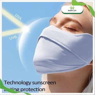 Khẩu trang chống tia UV, khẩu trang chống nắng che gò má UPF50+ unisex thời trang