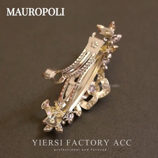 Mauropoli [Sẵn Sàng] Camellia Kim Cương Giả Sang Trọng Kẹp Tóc Nửa Dây Buộc Đuôi Ngựa Kẹp Mũ Đội Đầu Kẹp Bên Kẹp Mùa Xuân Kẹp Tóc