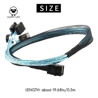 [Xinggao] Cáp SAS sang SATA Mini bên trong, SFF-8643 cho ổ cứng điều khiển Raid