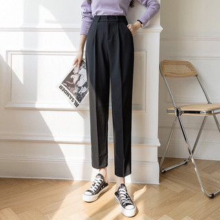 Quần tây nữ lưng thun, cạp cao Xưởng Quần Tây 3A dáng baggy cạp cao lưng chun siêu tôn dáng ống đứng chuẩn đẹpkhóa trước