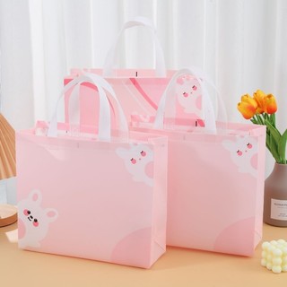 Phim không dệt Tulip Thân thiện với môi trường Cửa hàng quần áo Túi Tote Mua sắm Quà tặng Túi đóng gói