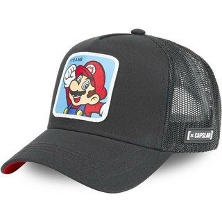 Mũ bóng chày Super Mario hoạt hình mũ chống nắng chất lượng cao hoạt hình mũ bóng chày bé trai và bé gái