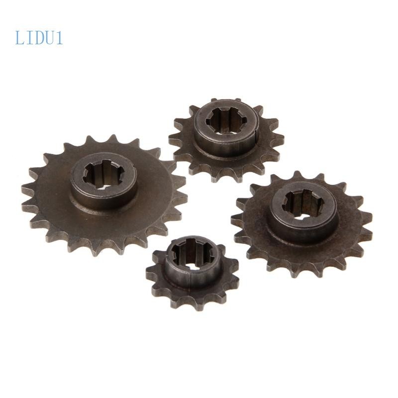 Lidu11 T8F 8mm 11 14 17 20 Răng Động Cơ Trước Bánh Xích Cog Cho Xe Máy 47cc 49cc
