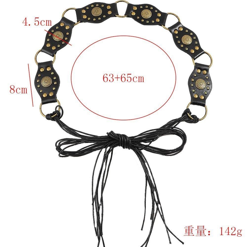 Đai Đĩa EDIWANY, Đai Rỗng Phong Cách Phương Tây Y2K, Đai Đĩa Rộng Cao Bồi Khóa Kim Loại Vintage Mềm Mại Bé Gái Gothic Punk Đai Đĩa Rộng Cho Nữ