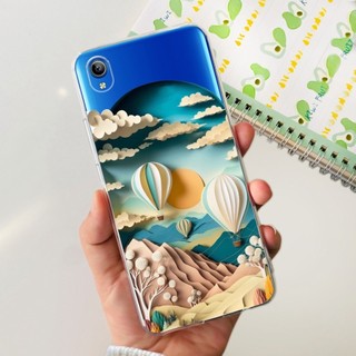 Dành Cho Vivo Y91C Y1S 1820 Vỏ Hoa Nhiều Màu Sắc SoftCase Silicon Trong Suốt TPU Vỏ Điện Thoại Cho Vivo Y90 1908 1823 1929 Ốp Lưng