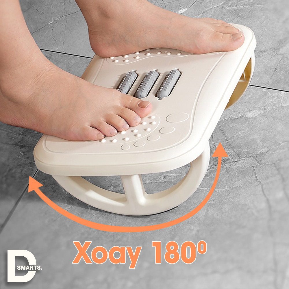 Ghế kê chân massage, kê chân Công Thái Học dân văn phòng, sinh viên, chơi game mát xa thư giãn, giảm stress | BigBuy360 - bigbuy360.vn