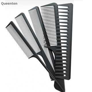 Bộ Lược Sợi Carbon Queenten Lược Chải Tóc Chuyên Nghiệp Salon Cutg Lược QT
