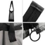 Túi giặt NORDICLIFE, Túi Tote đi biển bằng lưới Nylon hoạt hình hoa, di động có dây kéo Túi trong suốt dành cho nữ