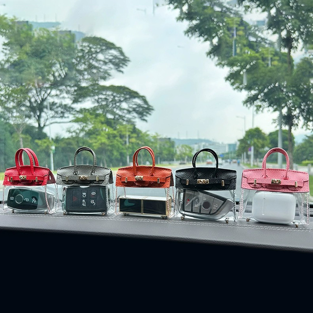 Đa Năng Xe Thông Minh Chìa Khóa Xe Chống Mất Chìa Khóa Fob Giá Đỡ Túi Có Tay Cầm Chìa Khóa Ô Tô Phụ Kiện
