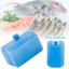 FANIELLAPOWELL 1 / 2 / 3 Hộp Đá, PE Giữ Đá Tươi Hộp Pha Lê, Làm Lạnh Bền Có Thể Tái Sử Dụng Hộp Làm Mát Vận Chuyển Tủ Lạnh