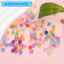 50 / 100 Chiếc 6MM-10MM Acrylic Iridescent Hình Tròn Hạt DIY Cho Trang Sức Làm Vòng Tay Vòng Cổ Bông Tai Dây Xích Điện Thoại Thời Trang