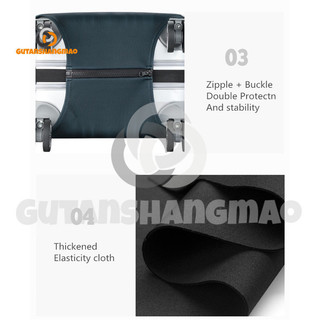 Disney Stitch Mickey Minnie Hành Lý Có Thể Giặt Được Vali Bảo Vệ Chống Trầy Xước Vali Phù Hợp Với 18-32 Inch
