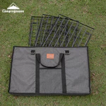 Giao hàng nhanh chóng Campingmoon T-235 Bàn lưu trữ sắt du lịch Nhẹ đa chức năng Di động Cắm trại ngoài trời Bàn gấp Bàn cắm trại Thiết bị dã ngoại — ảnh 4
