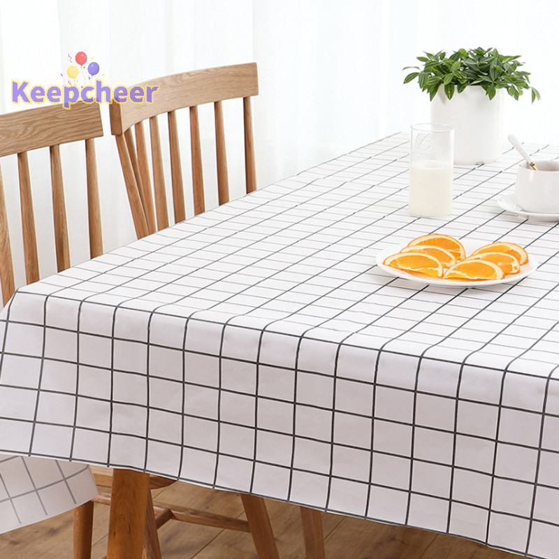 [Keepcheer] Khăn trải bàn chống thấm nước Khăn trải bàn Khăn trải bàn tiệc sạch sẽ [Mới]