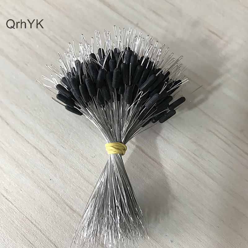 Nhà Máy Thời Trang 300 Cái / lốc Phao Cao Su Chặn Câu Cá Bobber Chặn Phao Hình Trụ Không Gian B QrhYK