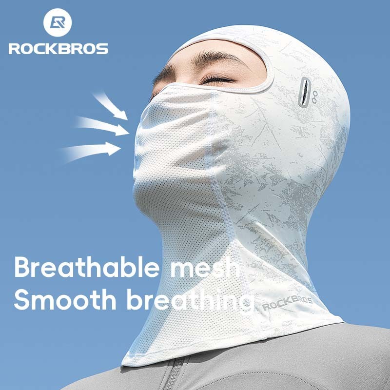 ROCKBROS Mặt nạ chống nắng toàn mặt Mặt nạ UV Thay đổi màu sắc Thể thao ngoài trời Phụ kiện đi xe đạp