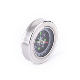 Tmoy 1 chiếc la bàn di động bằng thép không gỉ kim loại 60mm dành cho sinh viên la bàn thể thao ngoài trời TCS