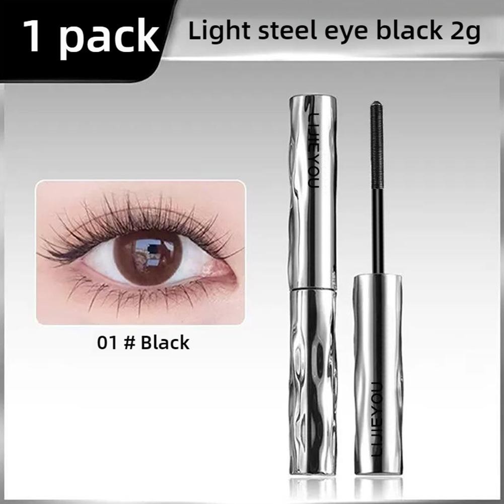 Learnever Ống Thép Nhỏ Matte Mascara Trang Điểm Siêu Mịn Kéo Dài Mỹ Phẩm Chống Thấm Nước Lông Mi Nhanh V9u0
