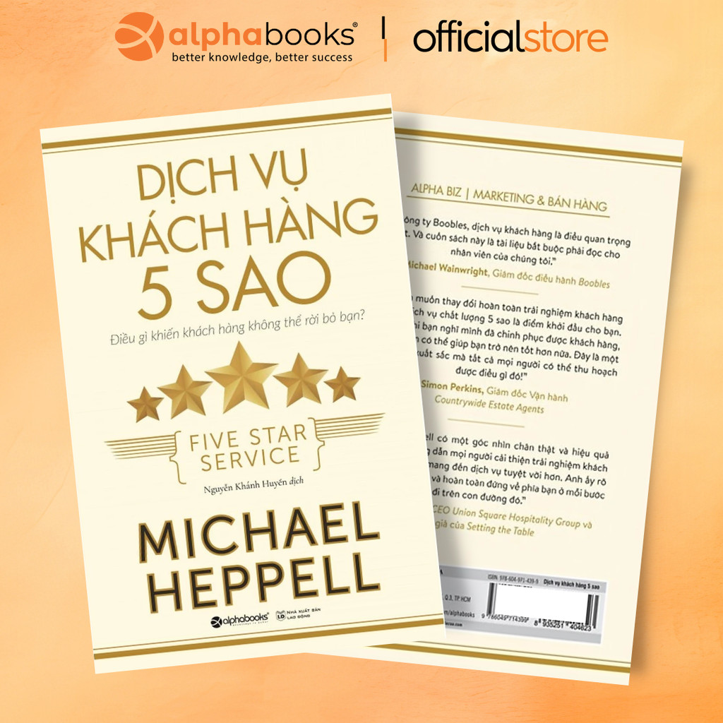 Sách > Dịch Vụ Khách Hàng 5 Sao (Tái Bản Mới Nhất, Alpha Books)