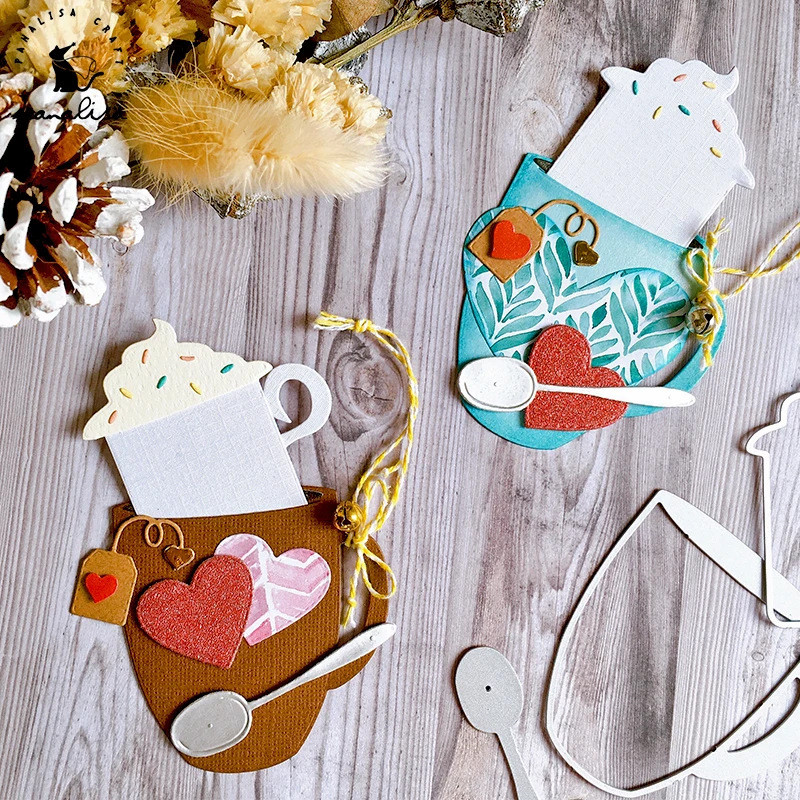 Cupcake Kem Món Tráng Miệng Kim Loại Thép Carbon Cắt Khuôn DIY Dập Nổi Mẫu Sổ Lưu Niệm Album Ảnh Thiệp Chúc Mừng Cắt Chết Giấy Nghệ Thuật Khuôn