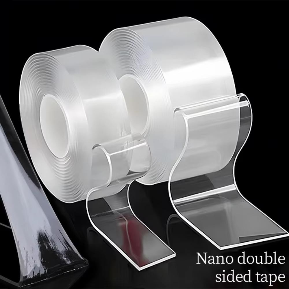 Băng Nano HAPPYNOOK, Băng dính hai mặt chắc chắn chống thấm nước, Băng liền mạch có thể tái sử dụng trong suốt hai mặt