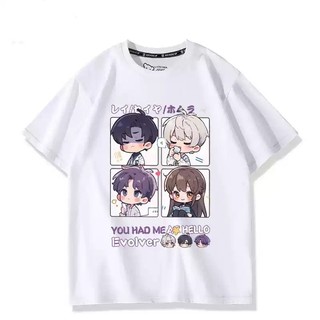 Áo thun anime tay ngắn cosplay Tình yêu và Deep Space Zayne Sillus - Vải mùa hè