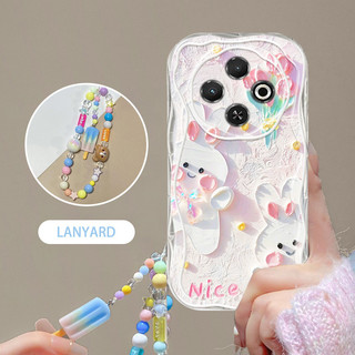Ốp Điện Thoại YBD Cho Tecno Spark 30C Spark 30 4G Kl5 Kl5n Kl6 Sáng Tạo Tranh Sơn Dầu Sstyle Vỏ Mềm Có Vòng Tay
