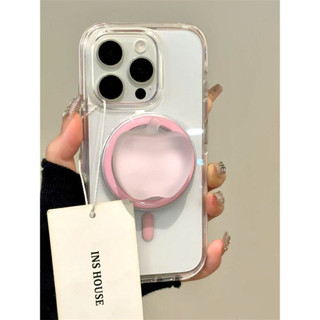 Ốp điện thoại giá đỡ từ tính mờ Dopamine sang trọng cho iPhone16 15 14 13 Pro Max Bảo vệ Camera chống sốc Vỏ cứng chống rơi