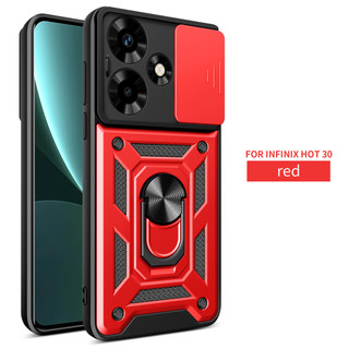 Ốp lưng Infinix Hot 30 X6831 hot30 Mới chống rơi với khung áo giáp kết hợp bộ vỏ cứng di động đẩy cửa sổ bảo vệ vỏ máy ảnh